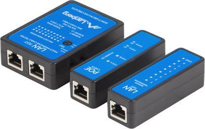 Actual product image Lanberg NT-0404 Network Cable Tester PoE Tester (Tool)