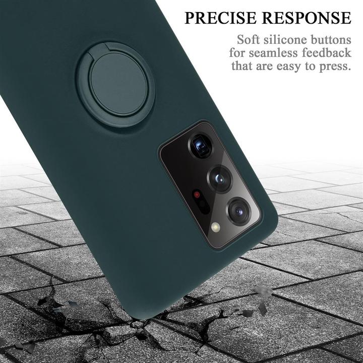 Image du produit Cadorabo TPU Liquid Ring Silicone Case Cover (Samsung Galaxy Note 20 Ultra)