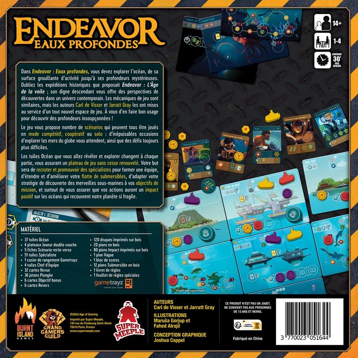 Image du produit Super Meeple Endeavor Mer profonde (f) (Français)