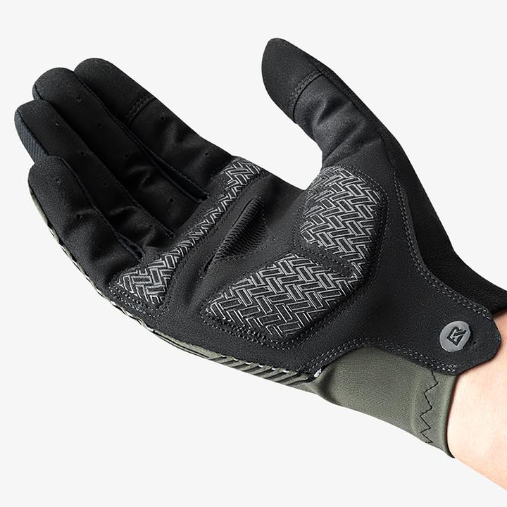 Actual product image Rockbros cycling gloves spring/summer/autumn, full, size: L - green (L)