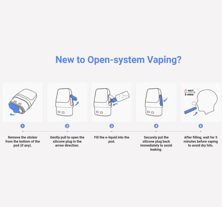 Image du produit Elfbar 3 x ELFX Pod, 0,6 ohms (3 x)