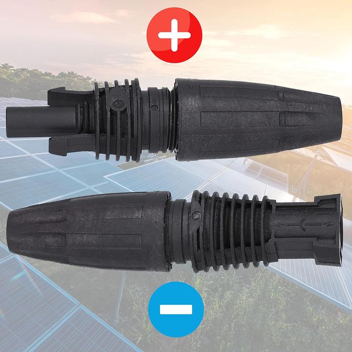 Produktbild Kalitec Weidmüller PV-Stick Solarstecker 10er Set komplett Stecker und Buchsen I werkzeuglose Montage I für (Solarstecker)