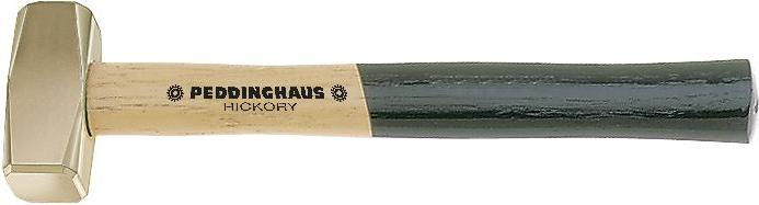 Produktbild Peddinghaus KUPFERHAMMER "FAEUSTELFORM" 1.000G - GESCHMEIDET - MIT HICKORYSTIEL (1000 g)