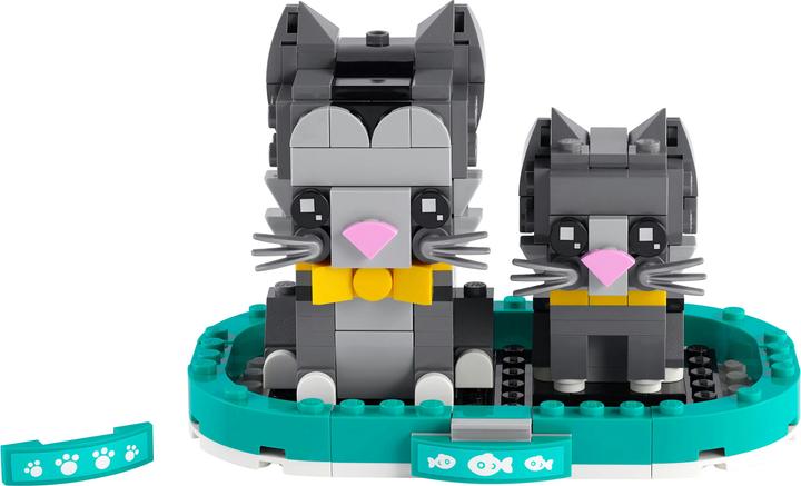 Produktbild LEGO BrickHeadz Kurzhaarkatzen (40441, LEGO Brickheadz)
