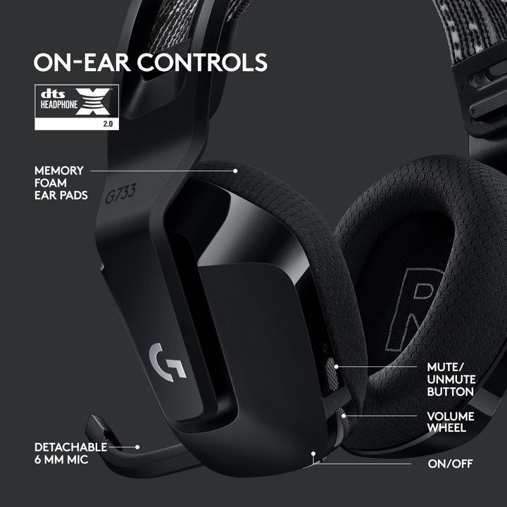 Actual product image Logitech G G733 Lightspeed (Wireless)