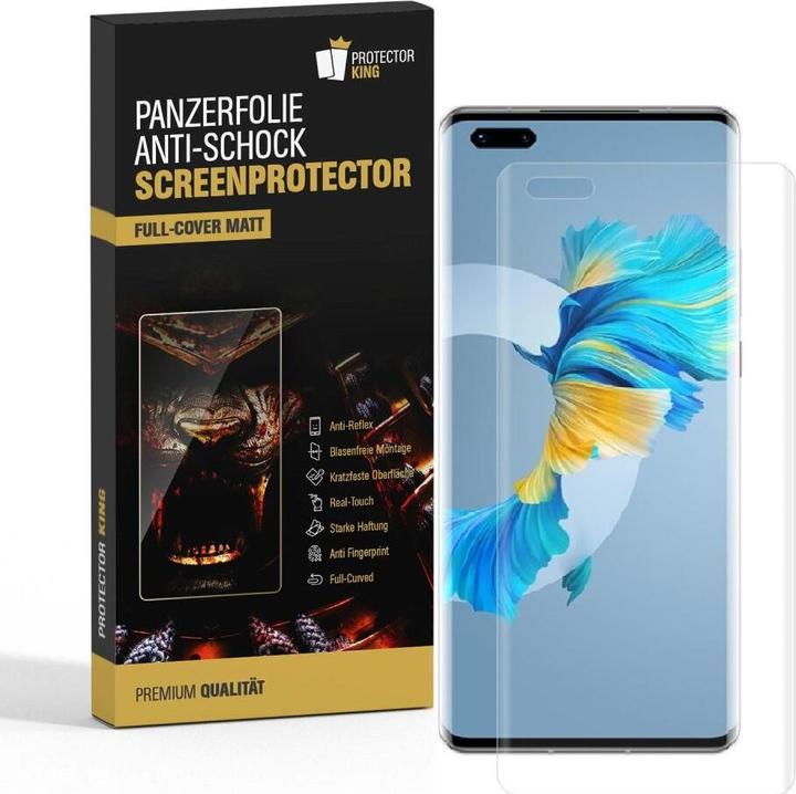 Produktbild Protectorking 3x Panzerfolie Anti-Shock matt entspiegelt (3 Stück, Huawei Mate 40 Pro)