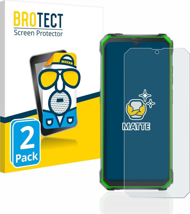 Image du produit BROTECT Film de protection antireflet Protection d'écran mat (2 pièce(s), Blackview BV7100)
