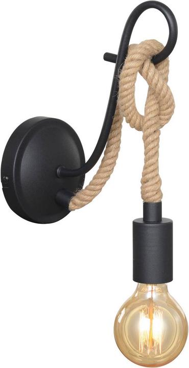 Produktbild Lucande Ropina Wandleuchte mit Hanfseil (E27)