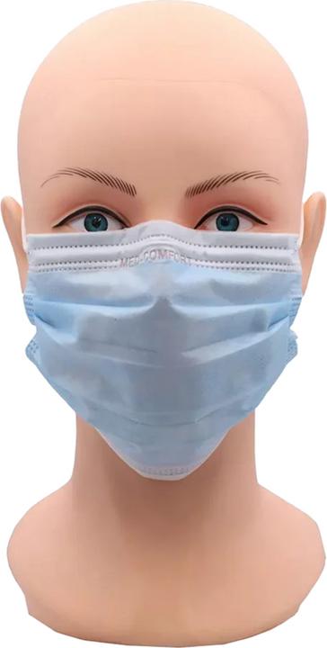 Produktbild Ampri MED-COMFORT Mundschutz 3-lg. TYP IIR - blau (50 x)