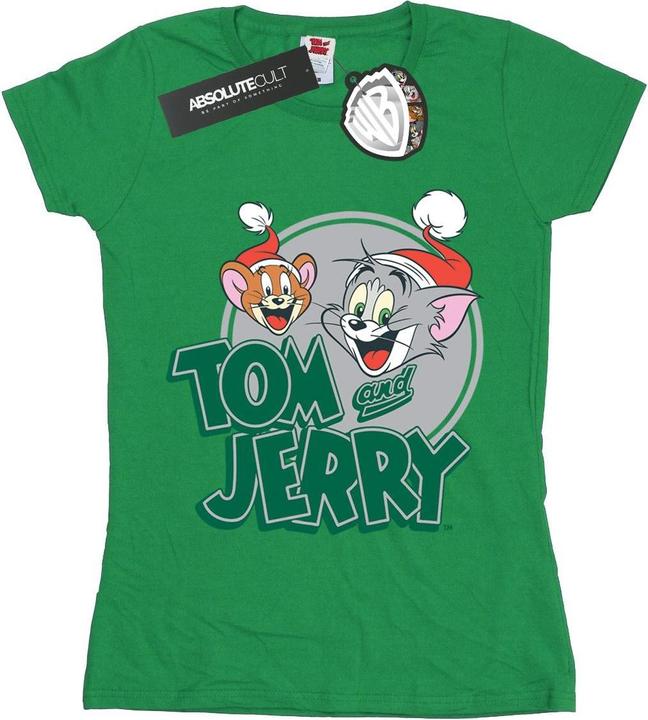 Tom & Jerry Christmas Greetings TShirt (L)