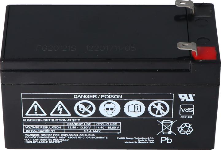 Produktbild Fiamm Akku FG20121, 4,8mm Steckkontakte (12 V, 1.20 Ah)