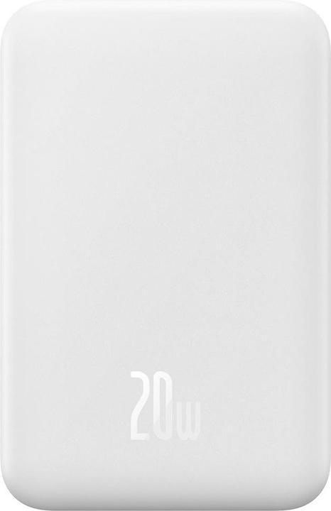 Productafbeelding Baseus Powerbank Magnetic Mini 20000mAh 20W (wit) (20000 mAh, 20 W, 74 Wh)