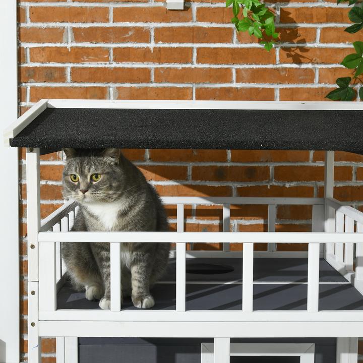 Produktbild PawHut Katzenhaus 4-stöckig (Katze)