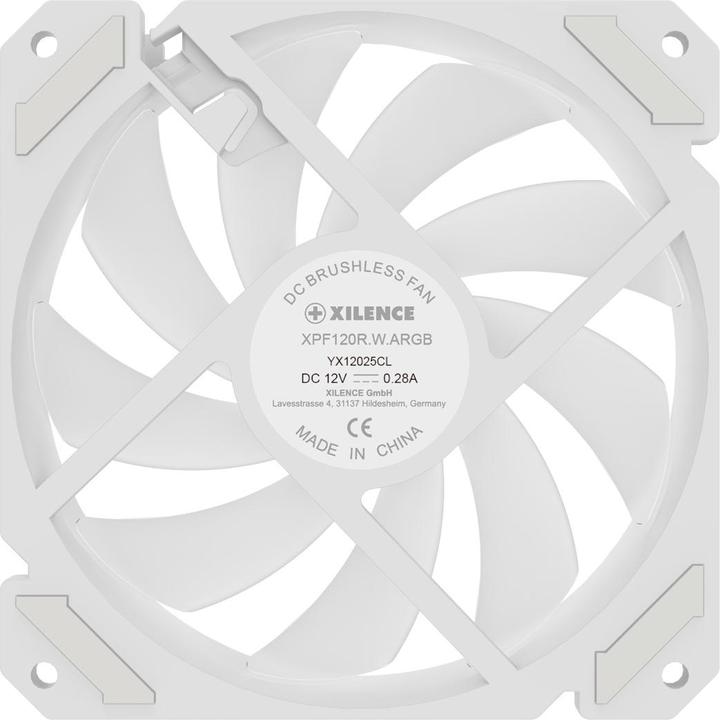 Actual product image Xilence Lüfter 120*120 Performance A+ REVERSE ARGB weiss (120 mm, 1 x)