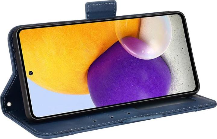 Actual product image Cover-Discount Galaxy A53 5G - case with many card slots dark blue (Samsung Galaxy A53 5G)