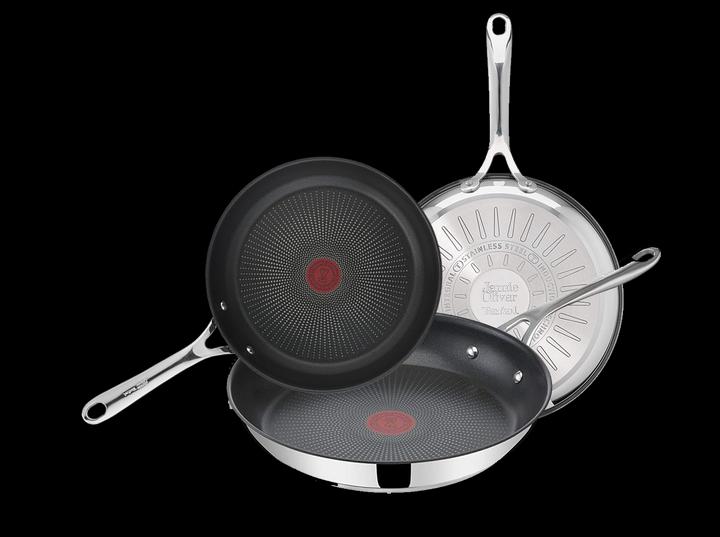 Produktbild Tefal Jamie Oliver Cook's Direct on Set (28 cm, Pfannenset + Topfset, Edelstahl)