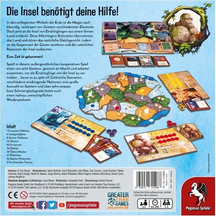 Actual product image Pegasus Spirit Island (German)