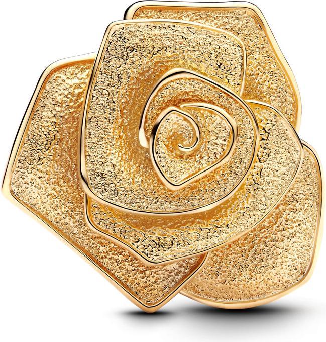 Pandora Grosses Blühende Rose Charm (Metall, Vergoldet)