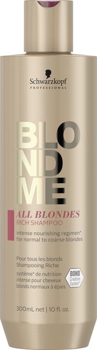 Actual product image Schwarzkopf Professional Blondme - All Blondes Rich Shampoo (300 ml, Liquid shampoo)