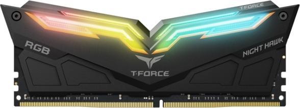 Produktbild Team Group T-FORCE NIGHT HAWK RGB TF15D416G3600HC18JDC01 memory module GB DDR4 ECC (DDR4-RAM)