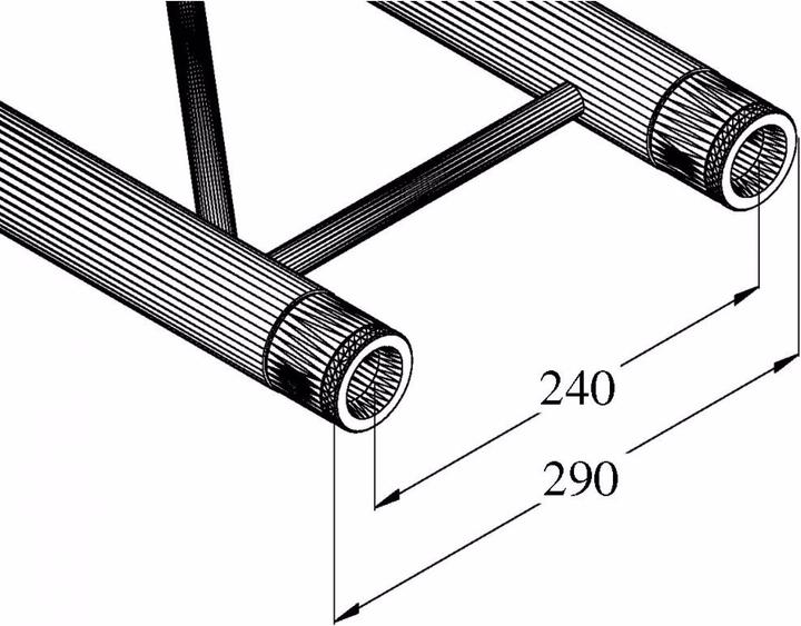 Produktbild Alutruss BILOCK BQ2-5000 2-Punkt-Traverse