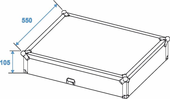 Produktbild Roadinger Mixer-Case Case (L x B x H) 260 x 570 x 490 mm (Zubehör)