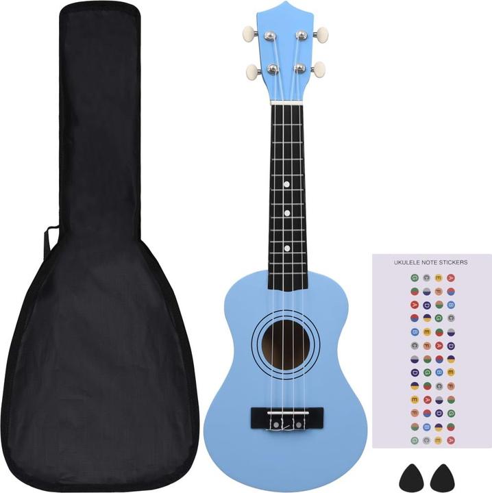 VidaXL Soprano ukulele set with bag for children 21" (Soprano, Soprano)