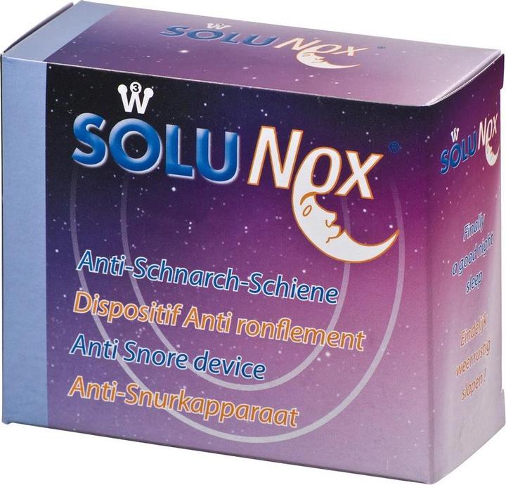 Solu Nox anti-snoring splint transparent