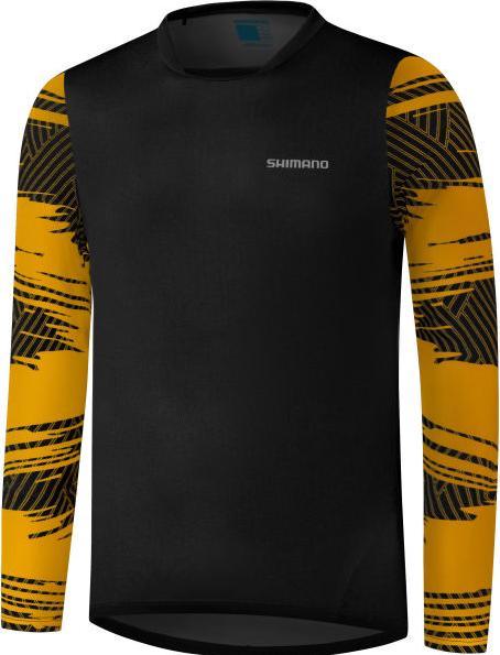 Shimano MYOKO Long Sleeve Jersey Mustard Yellow S (S)