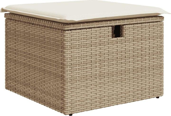 Produktbild VidaXL Gartenmöbel Sofa Garnitur Gartengarnitur Garten Sitzgruppe 9-tlg. Beige