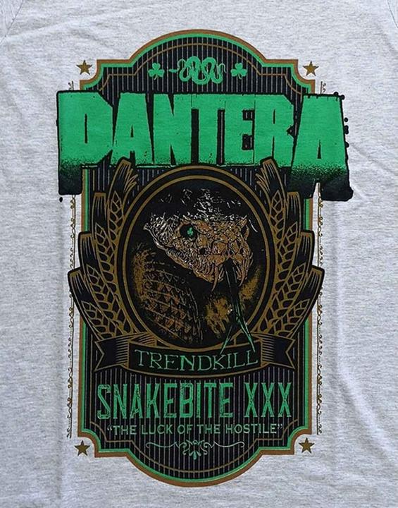 Immagine prodotto Pantera Maglietta Snakebite XXX Label Donna/Ladies Heather (XL)