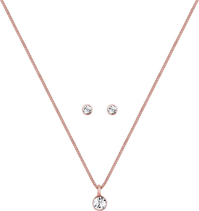 Produktbild Elli Solitär-Kette, Solitär-Ohrring (925er Sterling Silber)