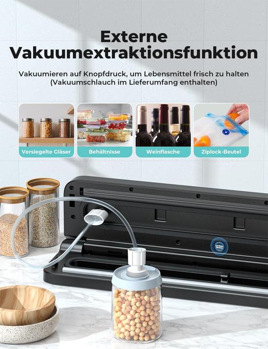 Actual product image Vihoom Folienschweissgerät mit Vakuumierschlauch