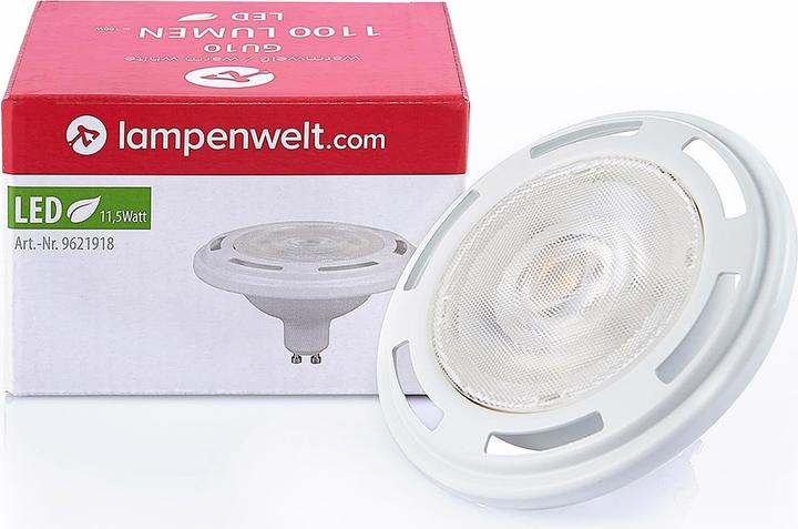 Produktbild Lampenwelt Gu10 LED (GU10, 12.50 W, 1100 lm, 1 x, F)