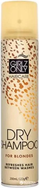 Actual product image Girlz Only DRY SHAMPOO for blondes 200 ml (200 ml, Dry shampoo)