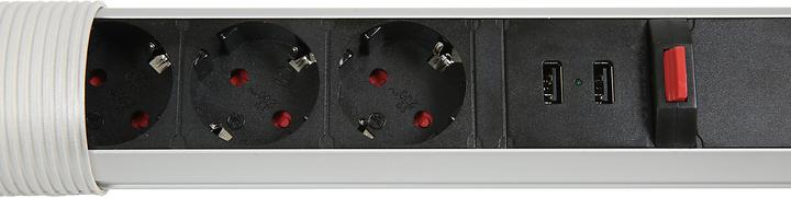 Produktbild Newpo Mehrfachsteckdose | 3x Steckdosen | 2x USB-Anschlüsse |