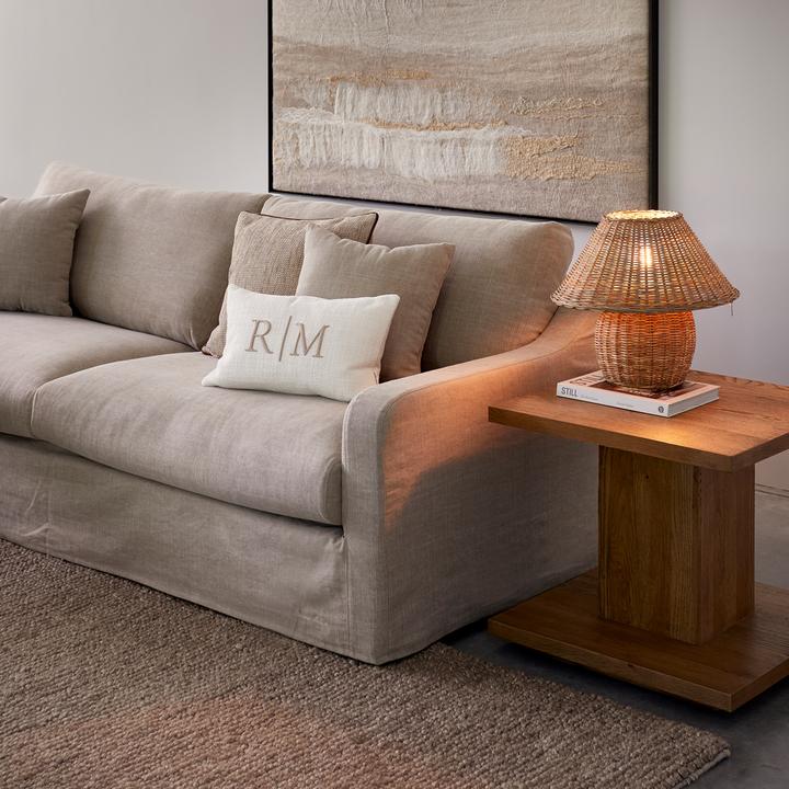 Produktbild Rivièra Maison Rustic Rattan Ames Table Lamp (E27)