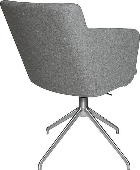 Actual product image Topstar SFH meeting room armchair, 3D seat joint and aluminium five star base, light
