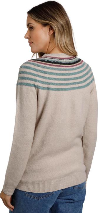 Actual product image Weird Fish Womens/Ladies Sinatra Patterned Knitted Jumper (38)