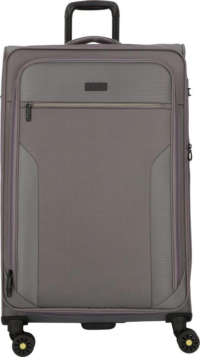 D&N Travel Line 9704 4 Rollen Trolley L 78 cm mit Dehnfalte (107 l, L (90 - 115l))