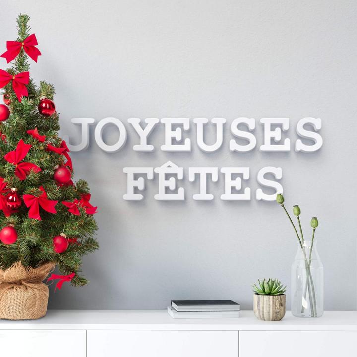 Produktbild Trenddeko 3D Joyeuses Fetes (158 x 15 cm)