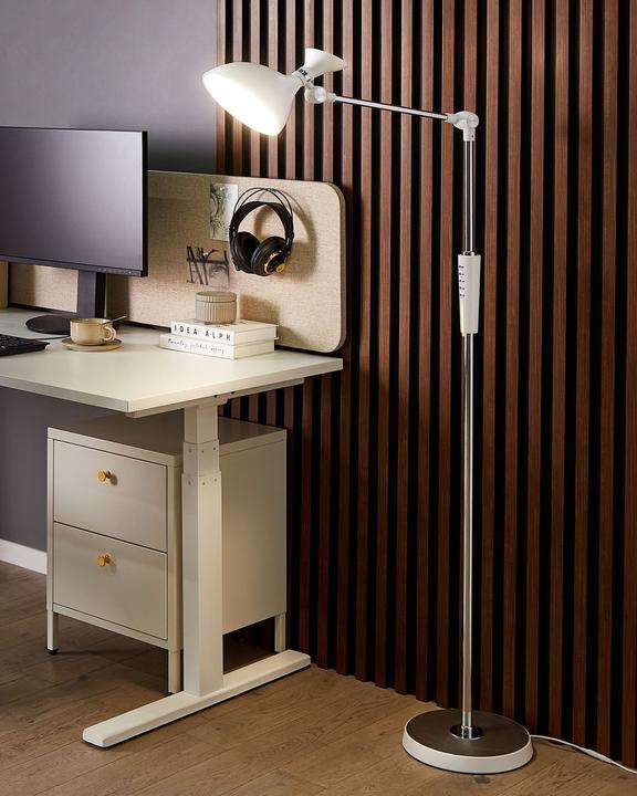 Image du produit Beliani Lampadaire Blanc LED ANDROMEDA (460 lm)