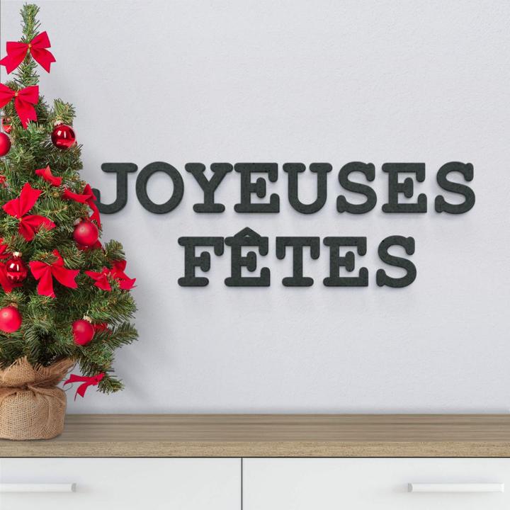 Produktbild Trenddeko Joyeuses Fêtes (106 x 10 cm)
