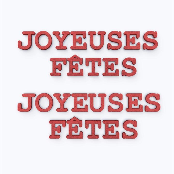 Produktbild Trenddeko Joyeuses Fêtes (106 x 10 cm)