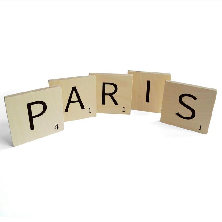 Image du produit Trenddeko Pierres de lettres Paris (10 x 10 cm)