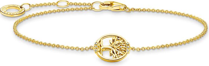 Thomas Sabo Tree of Love Armband (19 cm, 925er Silber, mit 6 weissen Zirkonias)