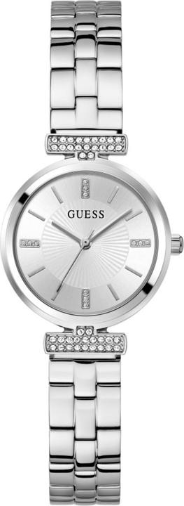 Immagine prodotto Guess Orologio da polso P SLV CS W/ CRYS / SUN SLV DL / P SLV BRCT (Orologio con pietra preziosa, 28 mm)