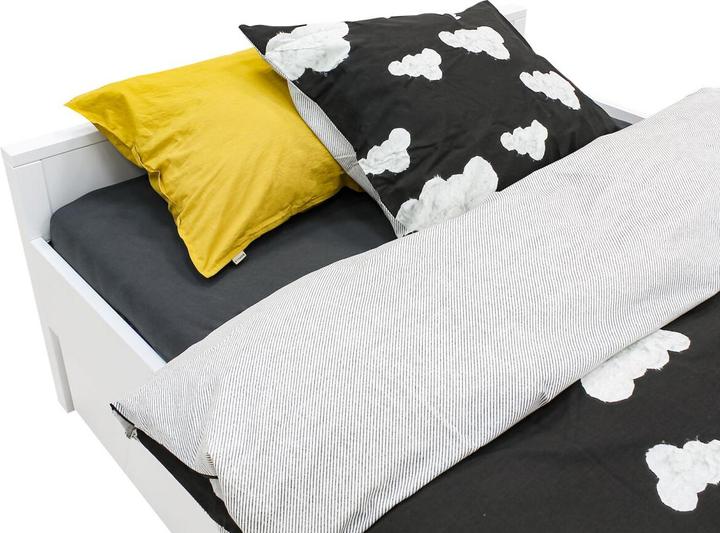 Produktbild Bopita Bobby Bett mit niedriges Kopfteil 140 x 200 Weiss