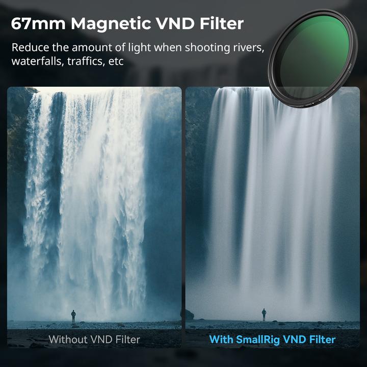 Actual product image SmallRig 5-in-1 Attachable Filter Kit (67 mm, Black Mist Filter, 67 mm)