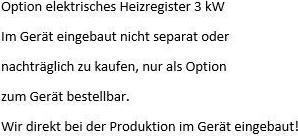 Produktbild Swegon elektrisches